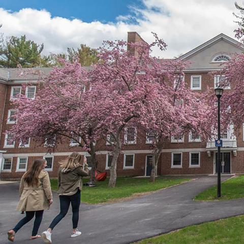 unh students on campus